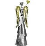 Plechový anděl se srdíčkem 123150 53 cm…