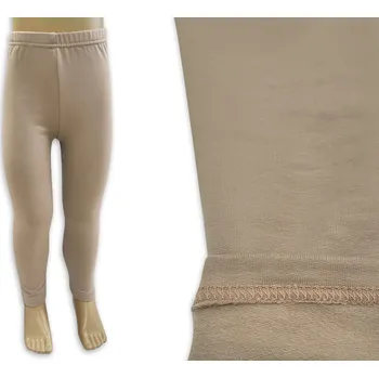 Dívčí oblečení Dartomik Dětské legíny dlouhé zateplené bavlna béžové velikost 92