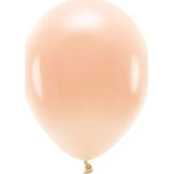 Balónek Balónky k narozeninám pastelově broskvové 26cm 10 Ks