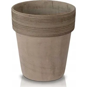 Béžový keramický Květináč Polnix 23 cm x 23 x 25 cm