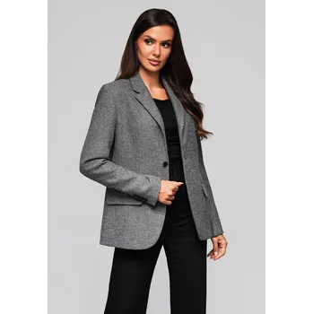 Dámské sako Larica Dámské sako LW-BLZB-0100 Barva: Šedá, Velikost: S