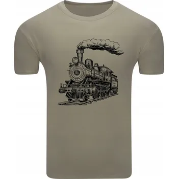 Pánské tričko Pánské Tričko S Potiskem pro fanoušky železnice XXL