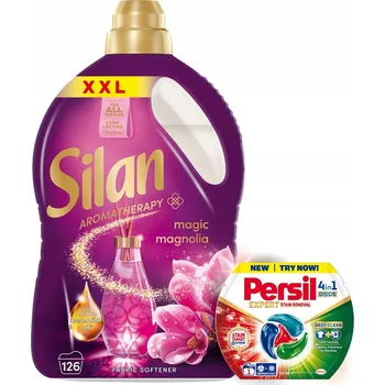 Aviváž Silan tekutá aviváž Magnolie 2,7L 126 praní + Dárek