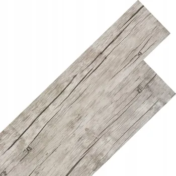 vinylová podlaha Samolepicí PVC podlahové panely 5,02 m2, 2 mm, vybledlý dub