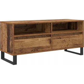 Televizní stolek Televizní skříň se zásuvkou Staré dřevo 100 x 34,5 x 44,5 cm