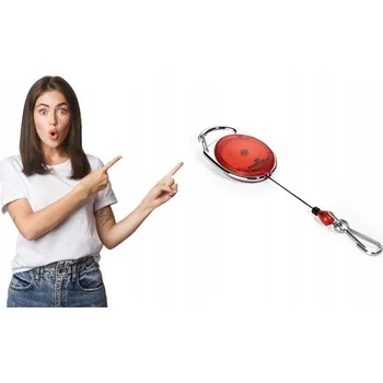 Identifikační přívěsek Durable na skipas, červený, 83