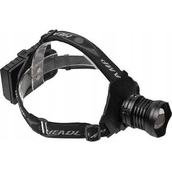 Čelovka VÝKONNÁ ČELOVKA LED 10W USB C AKU 3X 18650 ZOOM POWERBANK DÍLENSKÁ