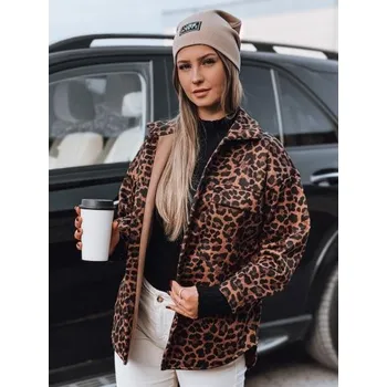 Dámská bunda oversize SAVANNAH s leopardím vzorem