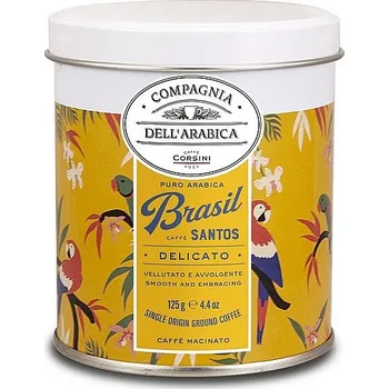 Káva Brasil Santos - mletá (CORSINI - plech 125g)