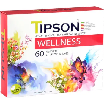 Nápoj Wellness - 60 Assorted - přebal (TIPSON-papír 60x1,3g)