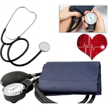 Tlakoměr TRADIČNÍ TLAKOMĚR S PUMPIČKOU A STETOSKOPEM