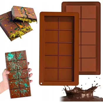 Forma na pečení SILIKONOVÁ FORMA NA ČOKOLÁDU ČOKOLÁDA DUBAJSKÁ XL 25 CM