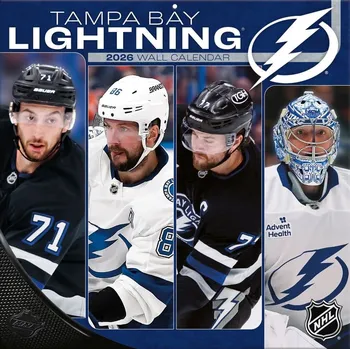 Kalendář JF Turner Kalendář Tampa Bay Lightning NHL 2026 Wall Calendar