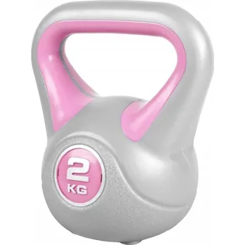 Kettlebell Gorilla Sports 2 kg, vícebarevný