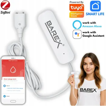 Centrální jednotka pro chytrou domácnost Zigbee Tuya Smart Life CZUJNIK ZALANIA WODĄ