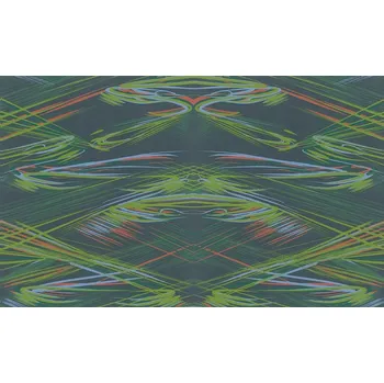 Tapeta TAPETA ZELENÝ ODSTÍN S GEOMETRICKÝM VZOREM VINYL 10,05 m x 106,00 cm