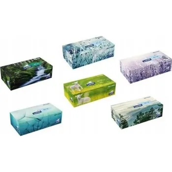 Papírový kapesník Hygienické kapesníčky bez vůně Lambi 3vrstvé, 90 ks