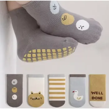 Dámské ponožky Teplé bavlněné protiskluzové ponožky - KULIČKY - (3-5 let) L (Značka: NEMO BABY)