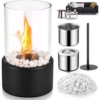 Biokrb Volně stojící biokrb černý nerezová ocel 22x12x10 cm 0,18 l