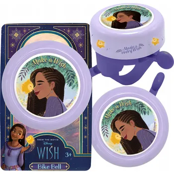 Zvonek na kolo Zvonček na kolo na řídítka koloběžky Wish Přání