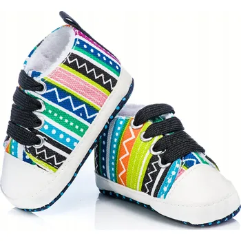 Capáčky Barevné capáčky boty do kočárku, zateplené tenisky pro miminko, velikost 21/22