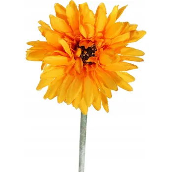 umělá květina GERBERA umělý květ JEDNOTLIVÁ LOSOSOVÁ