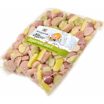 Cukrovinka Sonnentor Jogurtové ovoce - želé s jogurtem a ovocnou příchutí bio 1kg