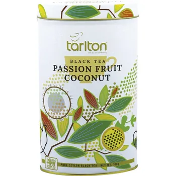 Čaj Black Passion Fruit Coconut (TARLTON - plech 100g)