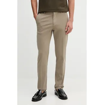 Pánské kalhoty Kalhoty BOSS H-Kane1 pánské, tmavomodrá barva, ve střihu chinos, 50543304 78X, vel. 31/32