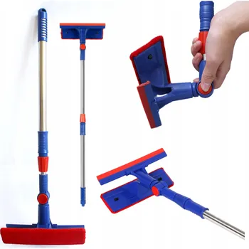 Vysavač na okno Stěrka na okna a zrcadla s návlekem z mikrovlákna PrzydaSie