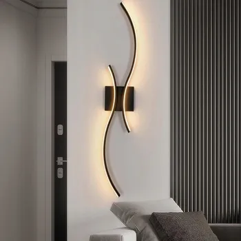 Nástěnné svítidlo Nástěnné svítidlo Comely černé integrované LED 27 W