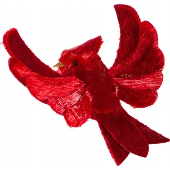 Vánoční ozdoba VÁNOČNÍ OZDOBA 492 12 X 10 X 7 CM ČERVENÁ