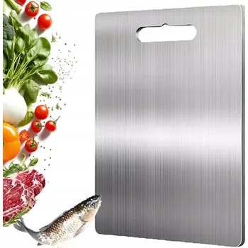 Kuchyňské prkénko Krájecí Deska Z Nerezové Oceli Bez BPA, Antibakteriální, Tenká