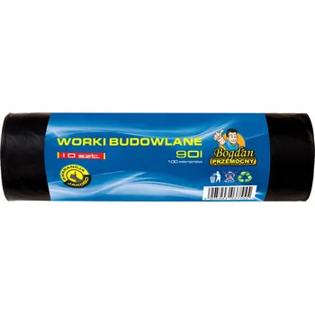 Pytle na odpadky Pytle na odpadky na suť Bogdan Przemocny 90 l 10 ks
