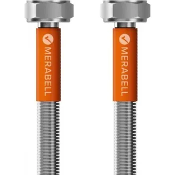 Merabell AQUA PROFI hadice G1/2"-G1/2", 35cm, toaletní, nerez ocel