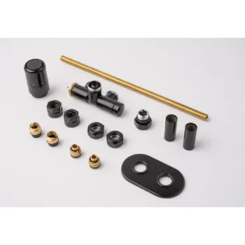 Radiátor P.m.h. Termostatický ventil pro ústřední vytápění Nova 6x7 cm černá NOV-R-B