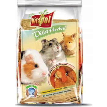 Krmivo pro hlodavce Vita Herbal Mix Vloček pro Hlodavce a Králíka Vitapol 150g