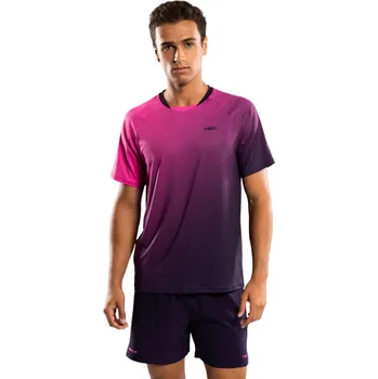 Pánské tričko NOX Men Pro Blackberry Rose Degraded T-Shirt M