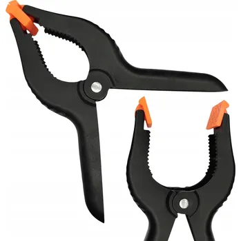 Truhlářská svěrka Truhlářská svěrka pružinová 86 mm modelářská klipsna SILNÁ dílenská