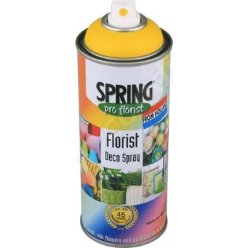 Barva ve spreji Spring Pro Florist Deco spray - 400 ml, žlutá 080