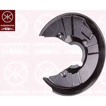 Brzdový kotouč Ochranný plech proti rozstřikování, brzdový kotouč KLOKKERHOLM 0028878