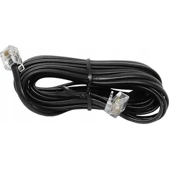 Síťový kabel Telefonní přípojka zástrčka 4m bílá