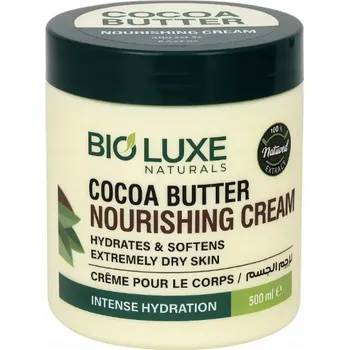 Tělový krém Bio Luxe Naturals Kakaový tělový krém 500 ml - kakaové máslo pro suchou pokožku