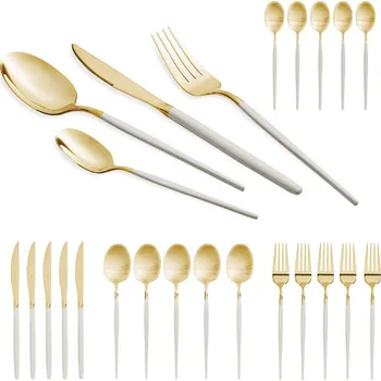 Příborník do zásuvky Berlingerhaus Sada příborů nerez 24 ks leštěná Sahara Collection BH-3070