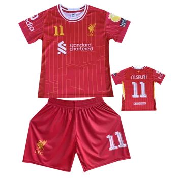 Fotbal Numberoplus Premium dětský fotbalový dres Komplet Liverpool FC 30727 - Mohamed Salah 11 Velikost: 8-let.(vel.122)