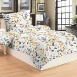 Forbyt Ložní povlečení mikroflanel, Lístečky