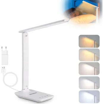 Lampička LAMPICKA na STŮL STOLNÍ NOČNÍ KRESLÍŘSKÁ ŠKOLNÍ LED REGULACE dotyková