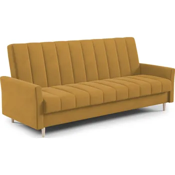 Sedací souprava Rozkládací pohovka SARA Žlutá