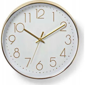 Hodiny Nástěnné hodiny Nedis bílé 30 cm