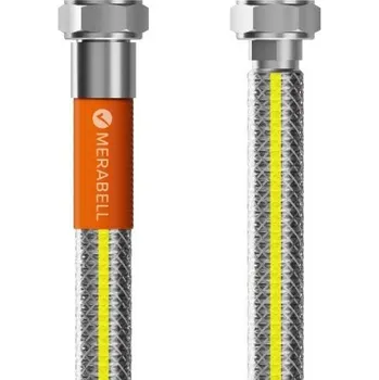 Merabell GAS PROFI hadice G1/2"-G1/2", 150cm, plyn, nerez ocel